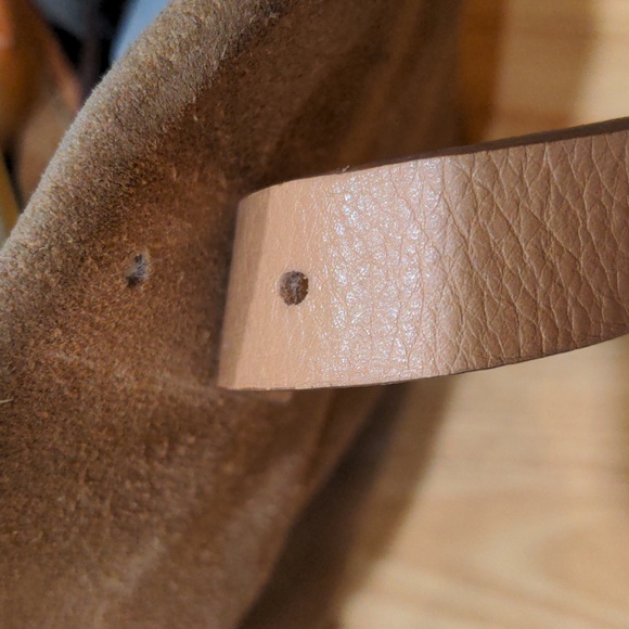 prune argentina brown suede purse With Dust Bag - Picture 9 of 16